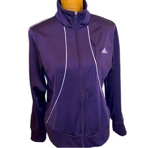 Vintage Navy Blue & White ADIDAS Tracksuit Jacket